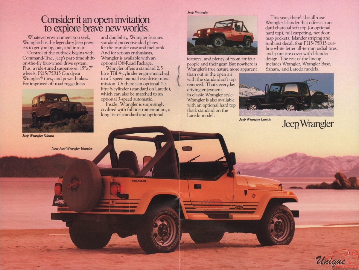 1989 Jeep Brochure Page 1